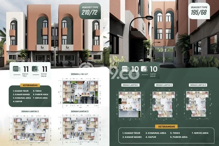 Cocok Untuk Investasi! Dijual Kost di Depok I 11 Kamar Cocok Untuk Investasi! Dijual Kost di Depok I 11 Kamar
