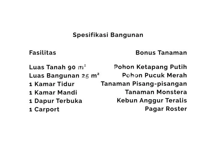 Hunian Nyaman Asri 1 KT Siap Huni di Cibubur Bogor Hunian Nyaman Asri 1 KT Siap Huni di Cibubur Bogor