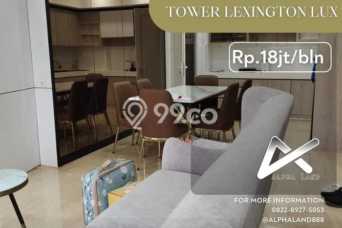 Sewa Apartemen Minimalis 92m2 Punya 2 KT, 2 KM, Lokasi di Medan Barat Sewa Apartemen Minimalis 92m2 Punya 2 KT, 2 KM, Lokasi di Medan Barat