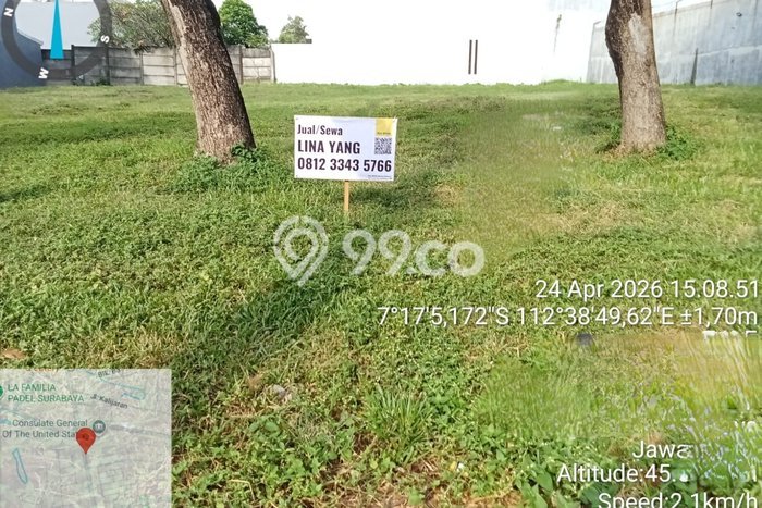 Dijual Tanah Lokasi Pakuwon Indah, Surabaya Seluas 1375m2 Dijual Tanah Lokasi Pakuwon Indah, Surabaya Seluas 1375m2