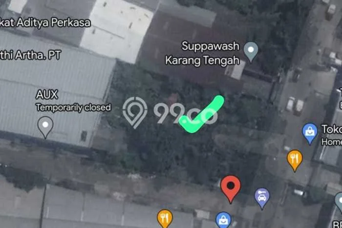 Disewakan Tanah di Karang Tengah, Luas 1200m², Area Strategis Disewakan Tanah di Karang Tengah, Luas 1200m², Area Strategis