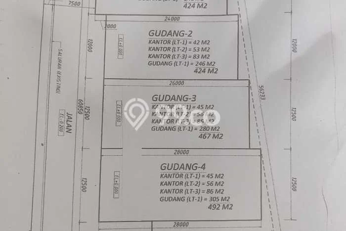Disewakan Gudang di Kawasan Ramai Kapuk Muara Luas 424m2 Disewakan Gudang di Kawasan Ramai Kapuk Muara Luas 424m2
