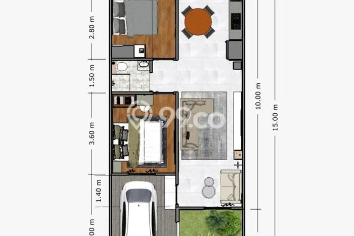 Rumah Sederhana Dijual Lokasi Tampan 2 Kamar dengan LT 90m2 Rumah Sederhana Dijual Lokasi Tampan 2 Kamar dengan LT 90m2