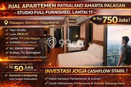 Apartemen Ideal Dijual di Ngaglik, Sleman Punya 0 KT / 1 Kamar Mandi Apartemen Ideal Dijual di Ngaglik, Sleman Punya 0 KT / 1 Kamar Mandi