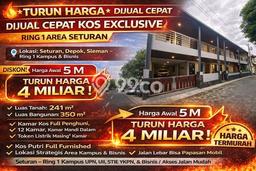 Unit Kost Dijual di Yogyakarta Spesifikasi 0 Kamar Tidur dan Area Ramai Unit Kost Dijual di Yogyakarta Spesifikasi 0 Kamar Tidur dan Area Ramai