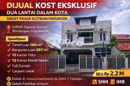 For Sale Rumah 12 Kamar Lokasi Strategis Nyaman dan Strategis di Wirobrajan For Sale Rumah 12 Kamar Lokasi Strategis Nyaman dan Strategis di Wirobrajan