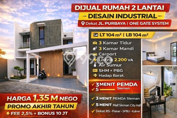 Jual Rumah Strategis Bagus Punya 3 KT di Sleman Sleman SHM Jual Rumah Strategis Bagus Punya 3 KT di Sleman Sleman SHM