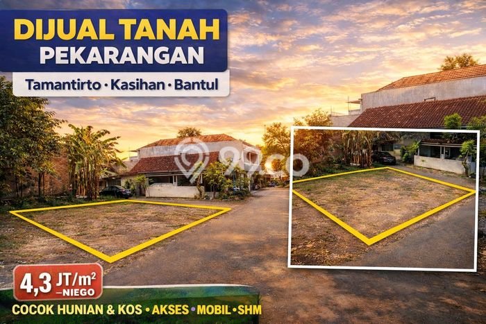 Tanah Kavling di Kasihan Dijual dengan Luas 125m2 Tanah Kavling di Kasihan Dijual dengan Luas 125m2