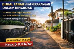 Tanah untuk Dijual Lokasi Gamping, Sleman Luas 201m2 SHM Tanah untuk Dijual Lokasi Gamping, Sleman Luas 201m2 SHM
