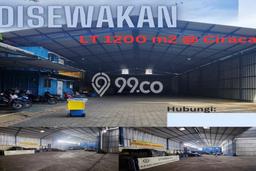 Unit Gudang disewakan di Ciracas Jakarta Timur dengan LT 1200m2 / LB 1000m2 Unit Gudang disewakan di Ciracas Jakarta Timur dengan LT 1200m2 / LB 1000m2