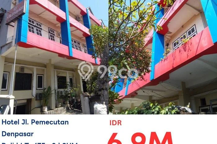 Hotel Premium di Pemecutan, Luas 1424m², Posisi Mainroad Hotel Premium di Pemecutan, Luas 1424m², Posisi Mainroad