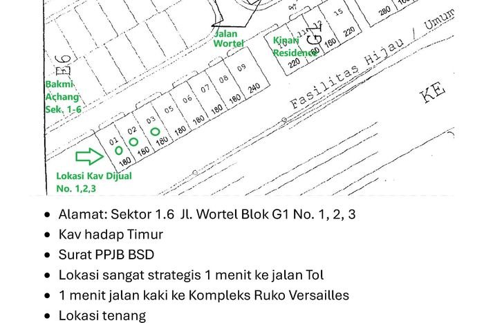 Tanah Lokasi Strategis Kawasan BSD Griya Loka, Luas 180m², Dekat ke Pusat Kota Tanah Lokasi Strategis Kawasan BSD Griya Loka, Luas 180m², Dekat ke Pusat Kota