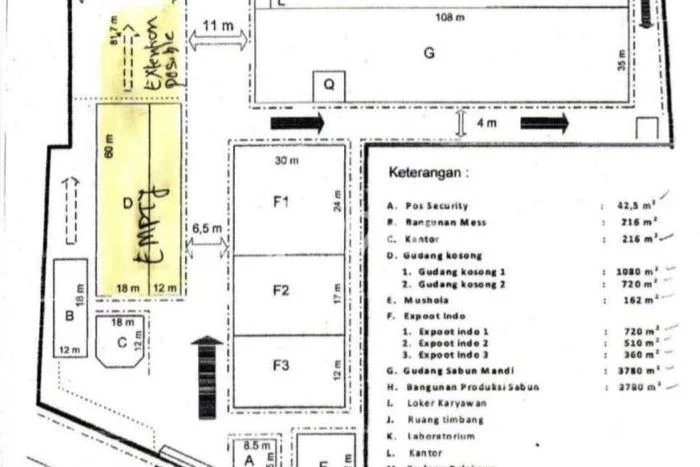 Pabrik Disewakan Cepat di Cikokol Tangerang LB 12261m2 Pabrik Disewakan Cepat di Cikokol Tangerang LB 12261m2