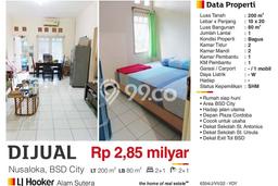 Rumah Terawat LT 200m² / LB 80m² di Kawasan Bisnis BSD, Tangerang Rumah Terawat LT 200m² / LB 80m² di Kawasan Bisnis BSD, Tangerang