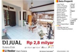 PROPERTI PILIHAN! Rumah Asri area Alam Sutera, Luas 176m² Bangunan 110m² PROPERTI PILIHAN! Rumah Asri area Alam Sutera, Luas 176m² Bangunan 110m²