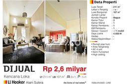 Rumah Asri 3 KT di BSD, Tangerang - LT 211m² Rumah Asri 3 KT di BSD, Tangerang - LT 211m²