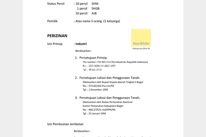 Tanah Komersial Dijual di Cibinong Bogor 3400m2 Tanah Komersial Dijual di Cibinong Bogor 3400m2