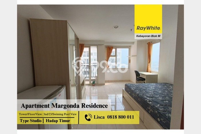 Dijual Apartemen 1 KT di Depok Luas 25m2 Dijual Apartemen 1 KT di Depok Luas 25m2