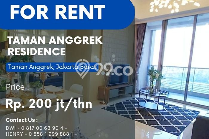 Jarang Ada! Unit Apartemen Hemat di Taman Anggrek, Jakarta Barat 3 Kamar Tidur dan 3 Kamar Mandi Jarang Ada! Unit Apartemen Hemat di Taman Anggrek, Jakarta Barat 3 Kamar Tidur dan 3 Kamar Mandi