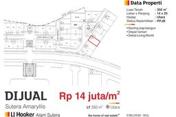 Tanah di Alam Sutera, Luas 350m², Dekat Alam Sutera, Tangerang, Tangerang Tanah di Alam Sutera, Luas 350m², Dekat Alam Sutera, Tangerang, Tangerang