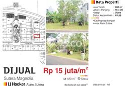 Jual Tanah Lokasi Prima di Alam Sutera, Luas 480m², Akses Alam Sutera, Tangerang, Tangerang Jual Tanah Lokasi Prima di Alam Sutera, Luas 480m², Akses Alam Sutera, Tangerang, Tangerang
