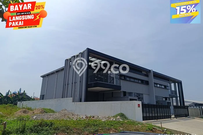 Untuk Dijual! Gudang di Jababeka Bekasi LT 544m2 / LB 309m2 Kawasan Bisnis Untuk Dijual! Gudang di Jababeka Bekasi LT 544m2 / LB 309m2 Kawasan Bisnis