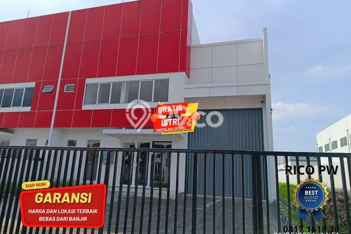 Gudang Dijual di Bekasi LT 606m2 & LB 435m2 Lokasi Terbaik! Gudang Dijual di Bekasi LT 606m2 & LB 435m2 Lokasi Terbaik!