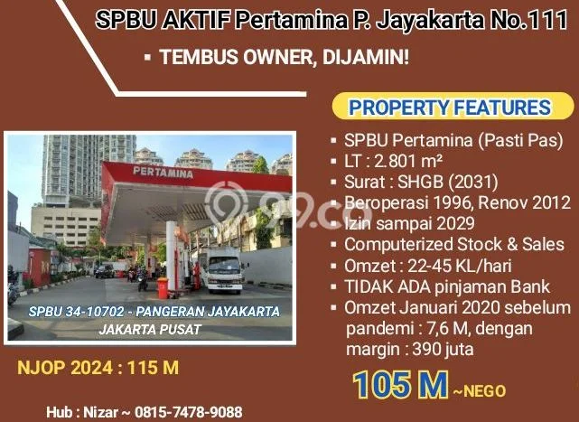 Untuk Dijual! Komersial di Pangeran Jayakarta Jakarta Pusat LT 2801m2 / LB 400m2 Kawasan Strategis Untuk Dijual! Komersial di Pangeran Jayakarta Jakarta Pusat LT 2801m2 / LB 400m2 Kawasan Strategis