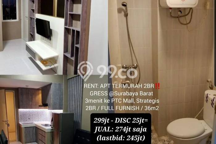 Apartemen Terjangkau di Wiyung Surabaya dengan 2 KT & 1 KM Apartemen Terjangkau di Wiyung Surabaya dengan 2 KT & 1 KM