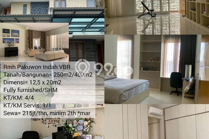 Disewakan Rumah Harga Terjangkau di Pakuwon Indah Surabaya dengan 4 KT Disewakan Rumah Harga Terjangkau di Pakuwon Indah Surabaya dengan 4 KT
