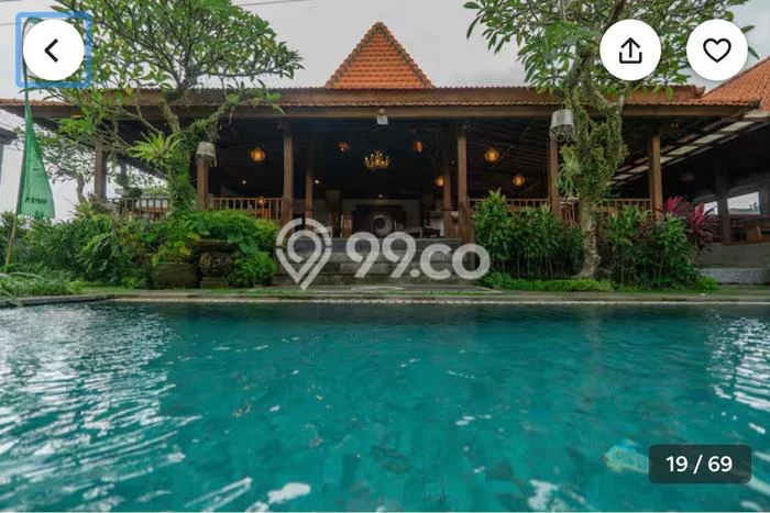 Vila Premium di Ubud, Luas 1000m2m², Posisi Strategis dengan jalan bagus Vila Premium di Ubud, Luas 1000m2m², Posisi Strategis dengan jalan bagus