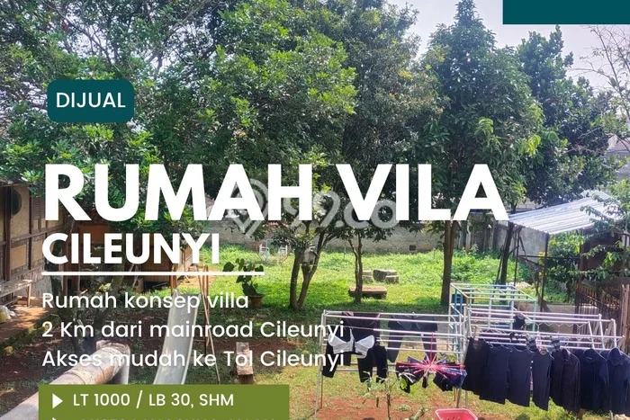 DIJUAL! Vila Kawasan Cileunyi, Area 1000m2m², Posisi Strategis DIJUAL! Vila Kawasan Cileunyi, Area 1000m2m², Posisi Strategis