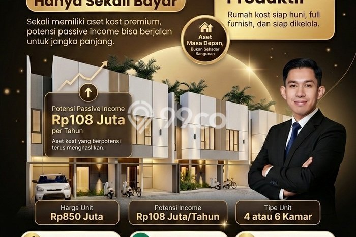 Kost Dijual Lokasi Dramaga, Bogor, Spesifikasi 6 Kamar Tidur dan Luas 50m2 Kost Dijual Lokasi Dramaga, Bogor, Spesifikasi 6 Kamar Tidur dan Luas 50m2