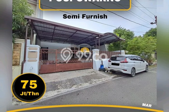 Disewakan! Rumah 5 Kamar Tidur &
3 Kamar Mandi di Puspowarno, Semarang Disewakan! Rumah 5 Kamar Tidur &
3 Kamar Mandi di Puspowarno, Semarang