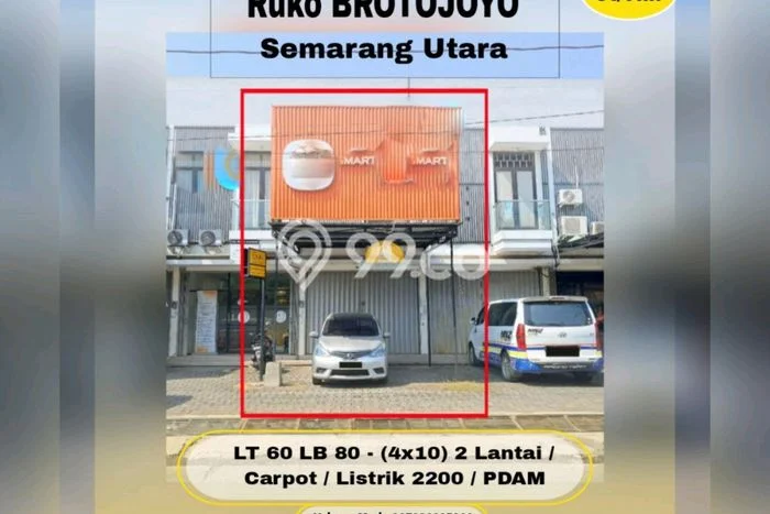 Ruko Kawasan Semarang Utara, Luas 80m², Area Komersial, For Rent Ruko Kawasan Semarang Utara, Luas 80m², Area Komersial, For Rent