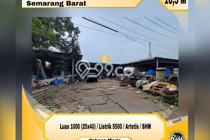 Tanah Kavling untuk Dijual di Semarang Barat Semarang 1000m2 Tanah Kavling untuk Dijual di Semarang Barat Semarang 1000m2