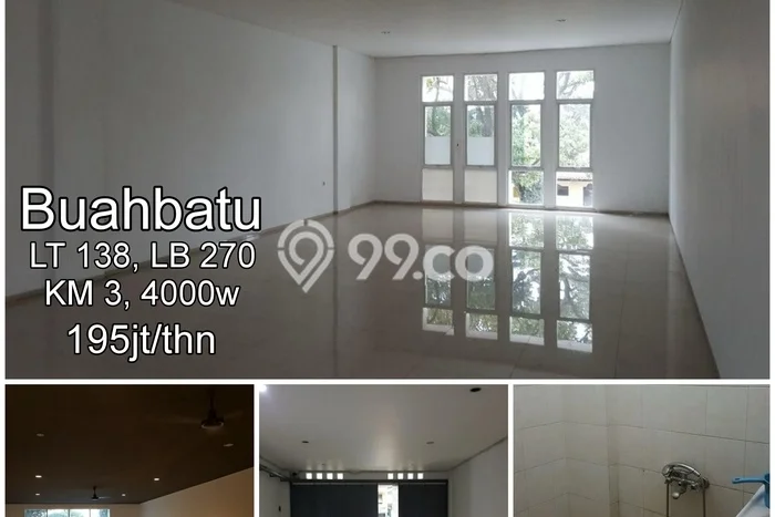 Disewakan Ruko di Kawasan Ramai Buah Batu Luas 270m2 Disewakan Ruko di Kawasan Ramai Buah Batu Luas 270m2