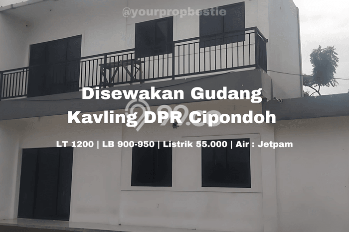 LOKASI PREMIUM! Gudang Kawasan Cipondoh, Luas 950m², Area Ramai LOKASI PREMIUM! Gudang Kawasan Cipondoh, Luas 950m², Area Ramai