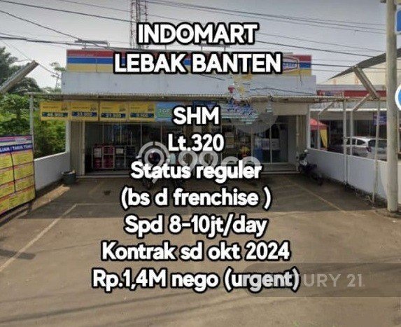 FOR SALE! Ruko di Leuwidamar Lebak, LT 320m2, LB 320m2 FOR SALE! Ruko di Leuwidamar Lebak, LT 320m2, LB 320m2