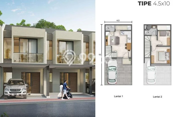Rumah Minimalis 2 Kamar LT 45m2 di Pantai Indah Kapuk 2 Rumah Minimalis 2 Kamar LT 45m2 di Pantai Indah Kapuk 2