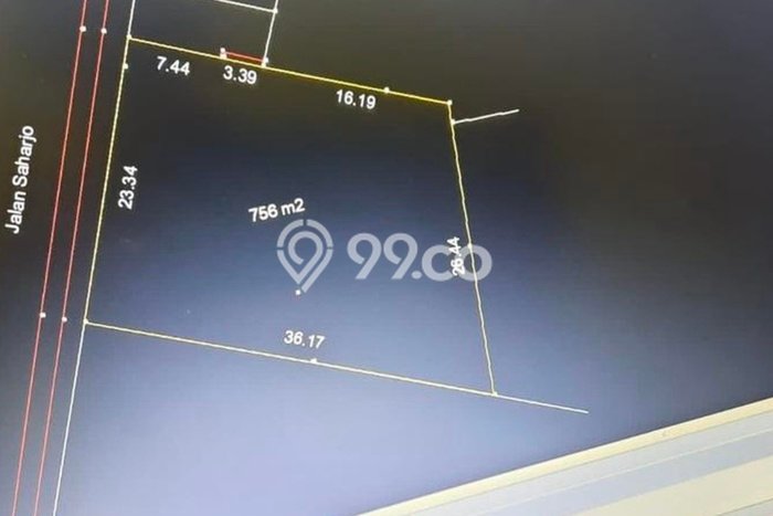 Dijual Tanah di Tebet, Luas 756m², Lokasi Potensial, Kontur Datar Dijual Tanah di Tebet, Luas 756m², Lokasi Potensial, Kontur Datar