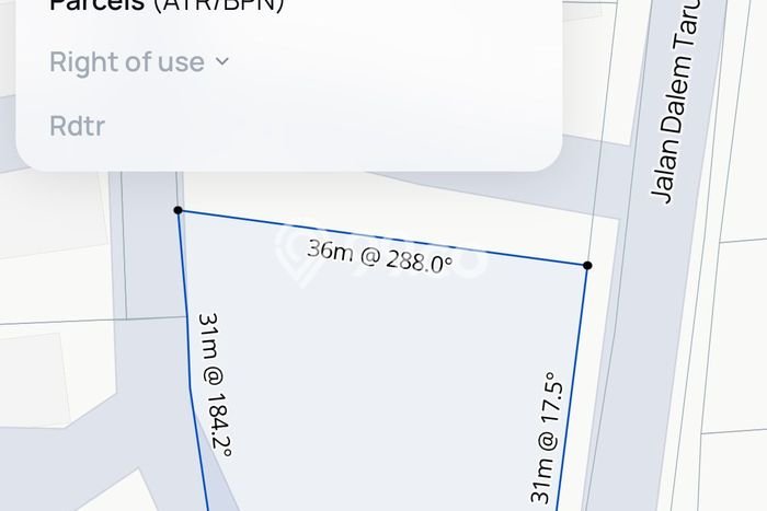 Tanah di Nusa Dua, Luas 1000m², Area Komersial Tanah di Nusa Dua, Luas 1000m², Area Komersial