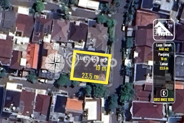 Untuk Dijual Tanah 448m2 di Pondok Indah, Jakarta Selatan Untuk Dijual Tanah 448m2 di Pondok Indah, Jakarta Selatan