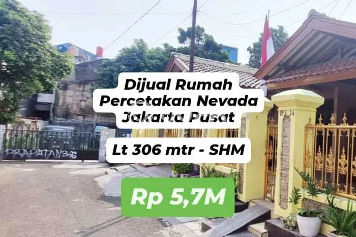 For Sale! Luxury House LT 306m2 Desain Elegan di Percetakan Negara For Sale! Luxury House LT 306m2 Desain Elegan di Percetakan Negara