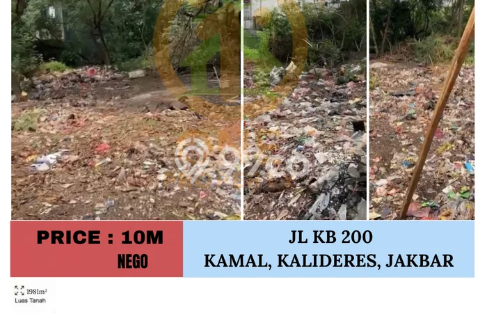 Tanah Kavling Dijual di Jakarta Barat dengan Spesifikasi 1981m2 Tanah Kavling Dijual di Jakarta Barat dengan Spesifikasi 1981m2