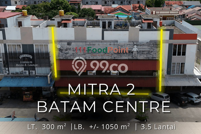 Unit Ruko Dijual di Batam LT 300m2 & LB 1050m2 Unit Ruko Dijual di Batam LT 300m2 & LB 1050m2