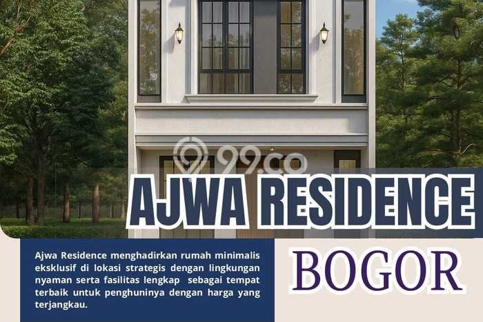 Rumah Modern 3 Kamar LT 78m2 di Sindang Barang Rumah Modern 3 Kamar LT 78m2 di Sindang Barang