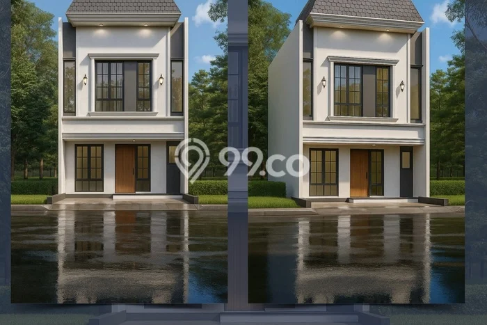 Rumah Modern 3 Kamar LT 78m2 di Sindang Barang Rumah Modern 3 Kamar LT 78m2 di Sindang Barang
