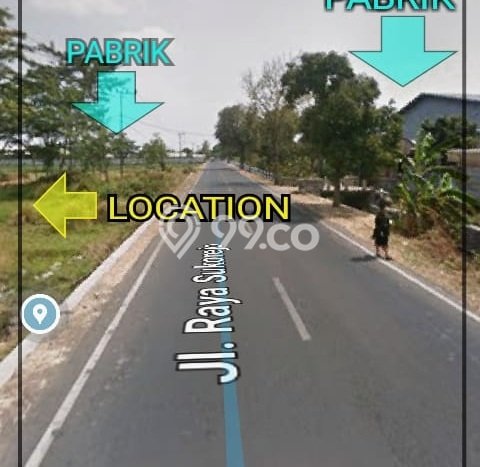 Tanah untuk Dijual Lokasi Bangil, Pasuruan Luas 5710m2 - Tanah untuk Dijual Lokasi Bangil, Pasuruan Luas 5710m2 -
