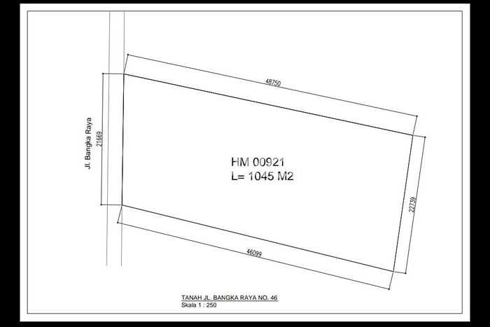 Kavling Tanah untuk Dijual di Kemang, Jakarta Selatan, Luas 1045m2 Kavling Tanah untuk Dijual di Kemang, Jakarta Selatan, Luas 1045m2